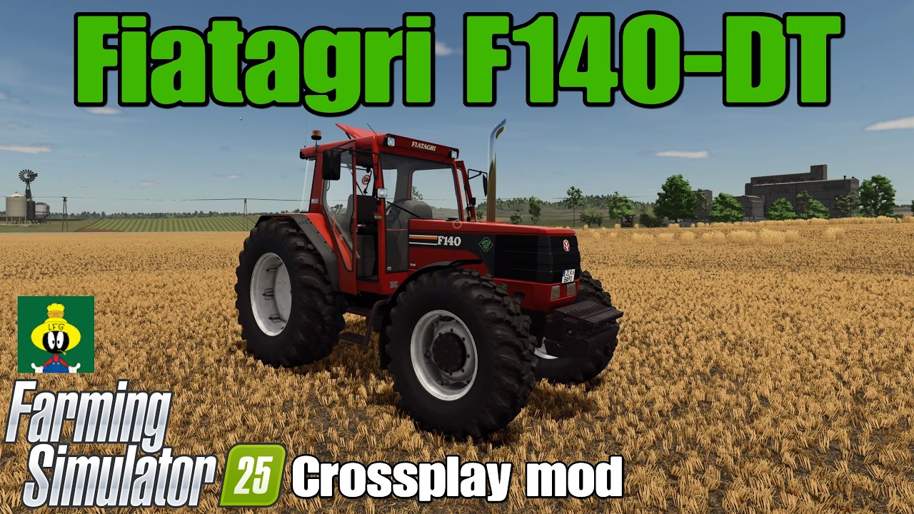 Мод кроссплея Fiatagri F140-DT / FS25
