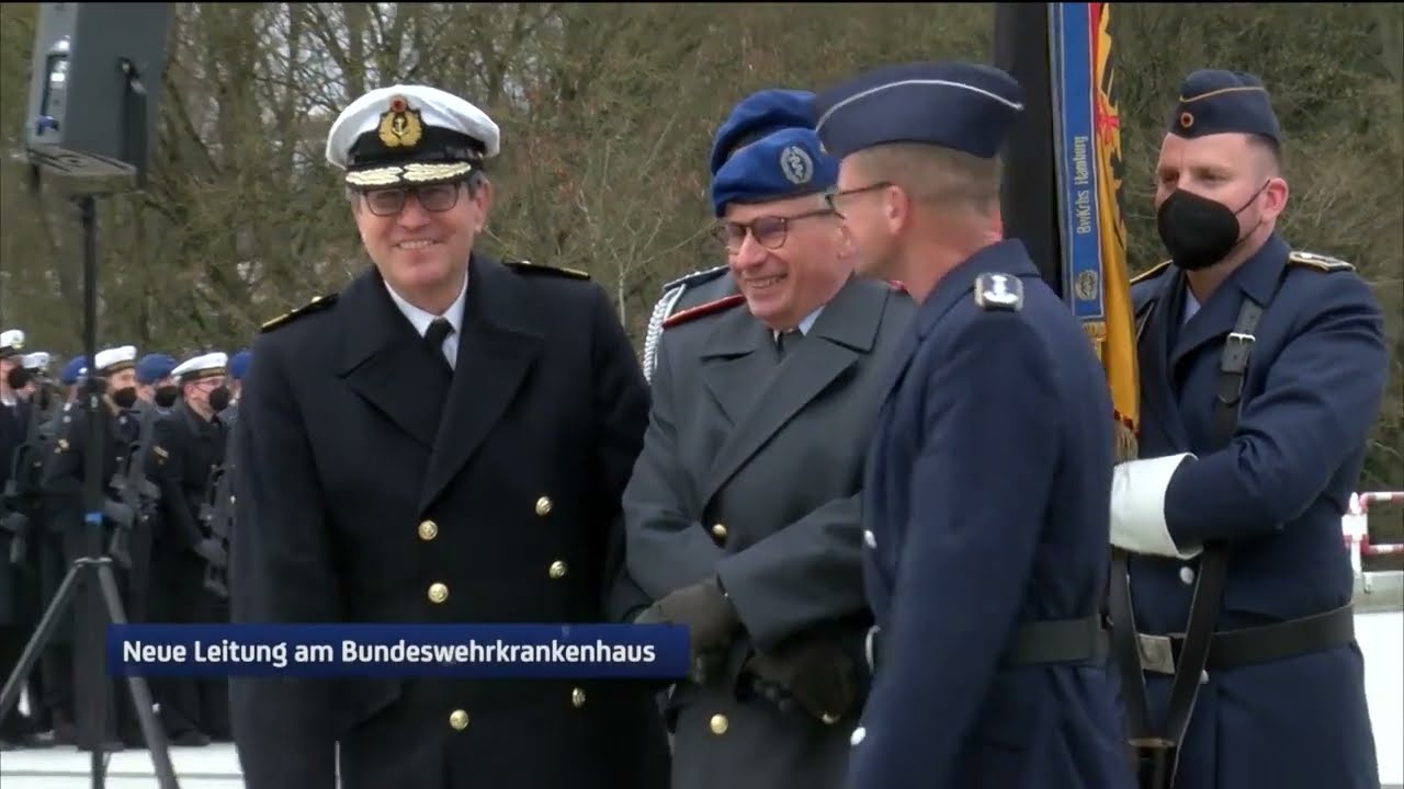 Kommando&uuml;bergabe am Hamburger Bundeswehrkrankenhaus