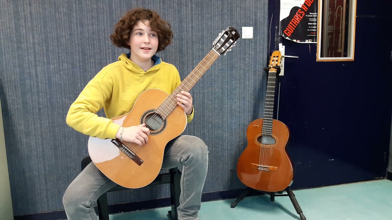 La classe de guitare du conservatoire de Dijon