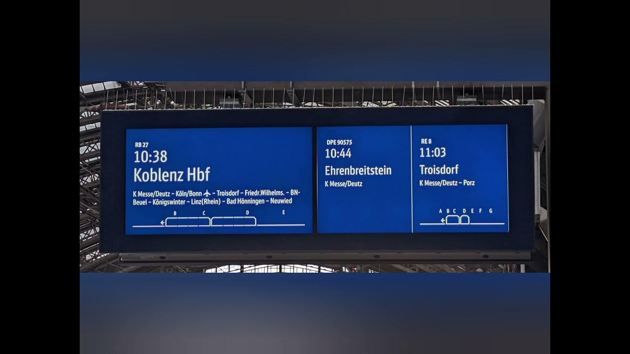 Bahnsteigansagen (Heiko Grauel) Köln Hbf (Teil 5)