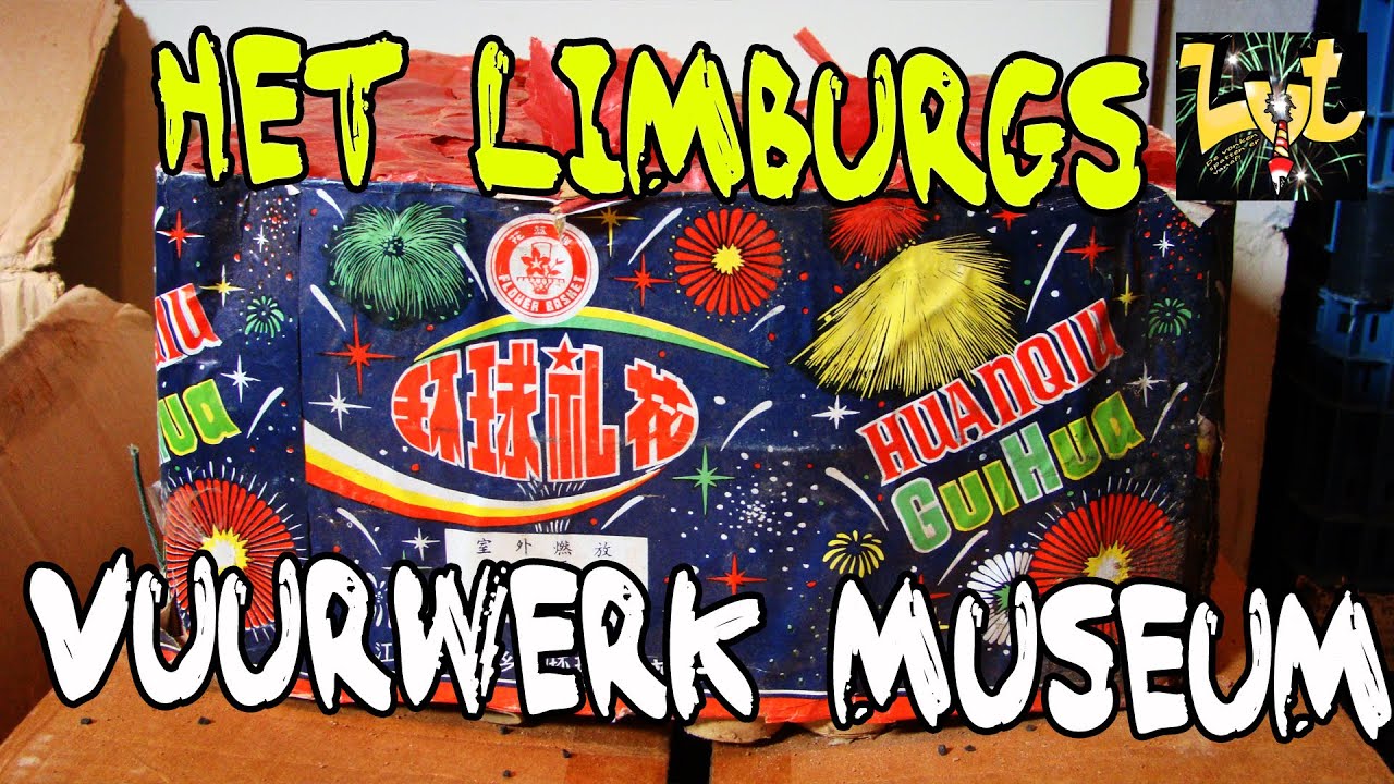 Het Limburgs Vuurwerk Museum met BIZAR veel oud Vuurwerk Jaren 70 80 en 90 fireworks museum