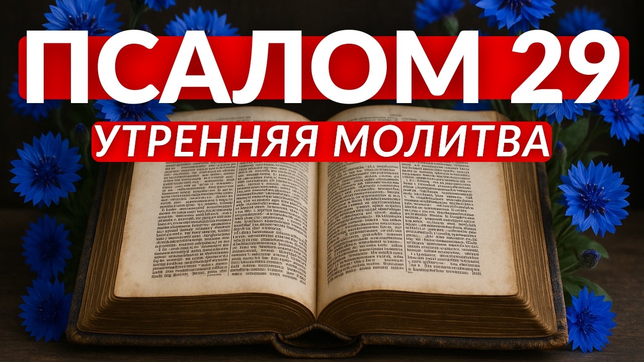 ПСАЛОМ 29 | Вечером плач, а утром радость | Сильная утренняя молитва