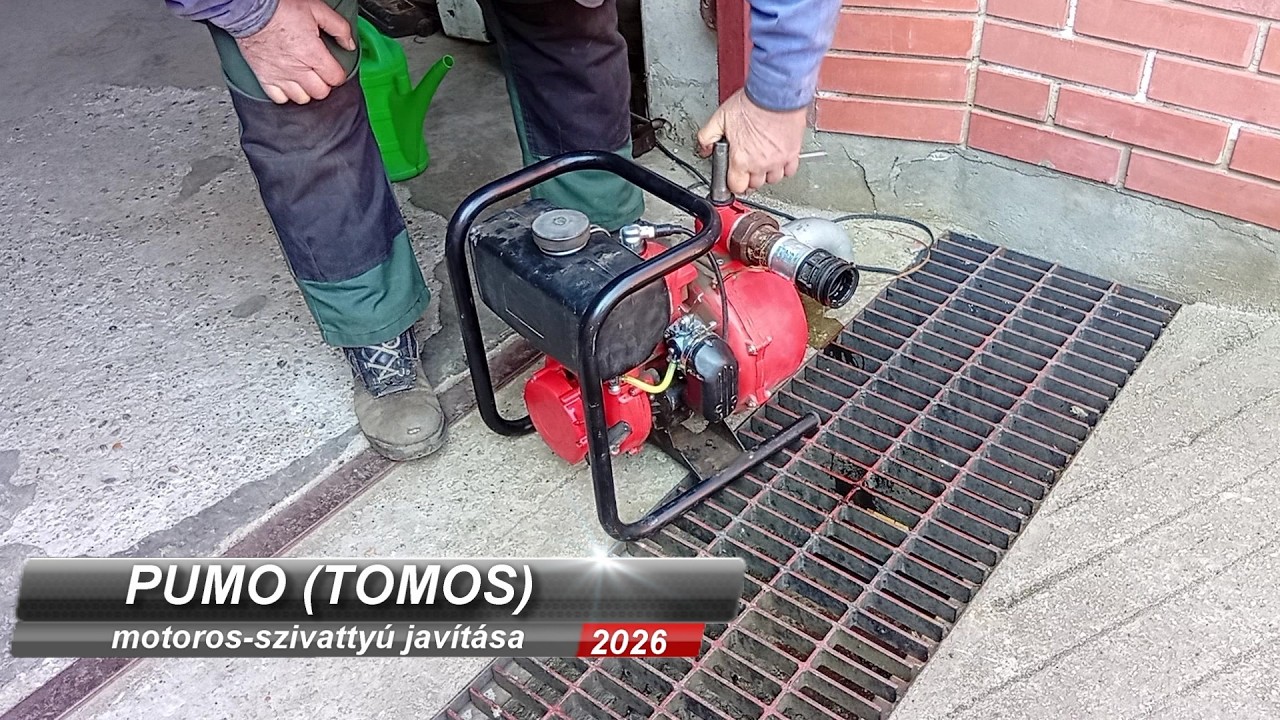 Pumo (TOMOS) motoros-szivatty&uacute; jav&iacute;t&aacute;sa