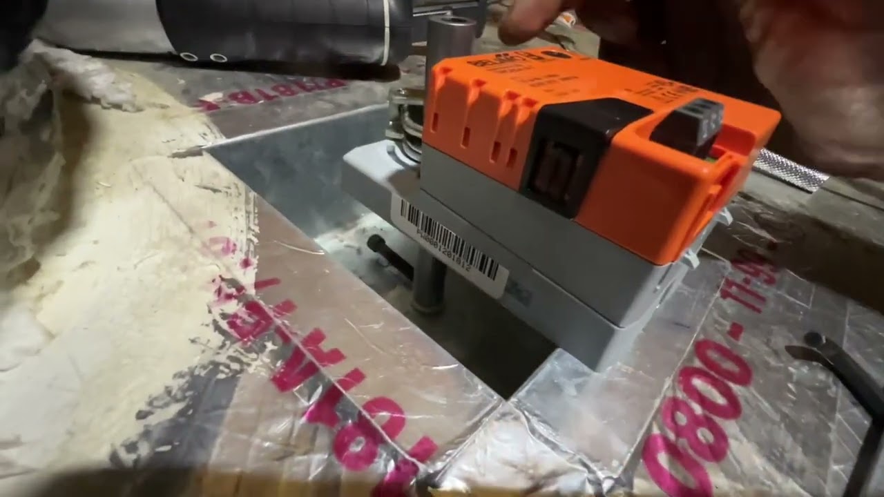 Replacing Home AC Damper Motor - Synchron to Belimo LMB24