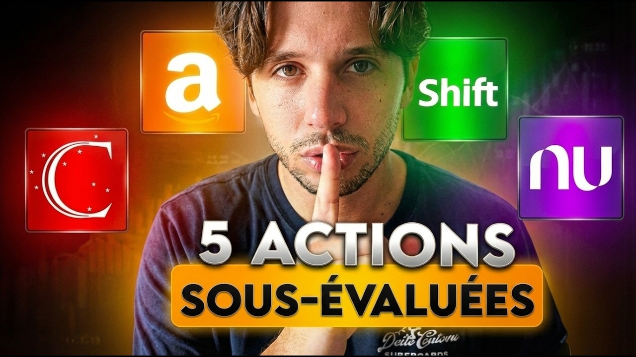Titre : 5 Actions sous-évaluées pour Mars 2026
