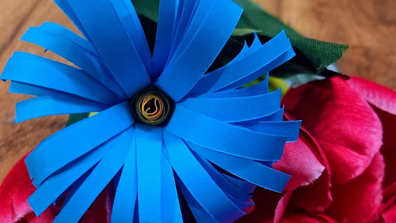 Simple Paper Flower Craft 🌼 | Easy DIY Paper Flower for Beginners