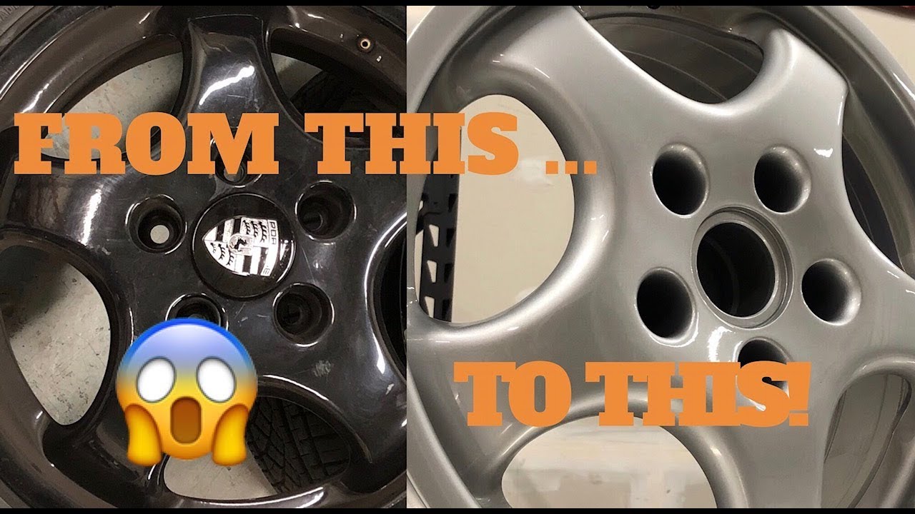 Porsche wheels refurbished