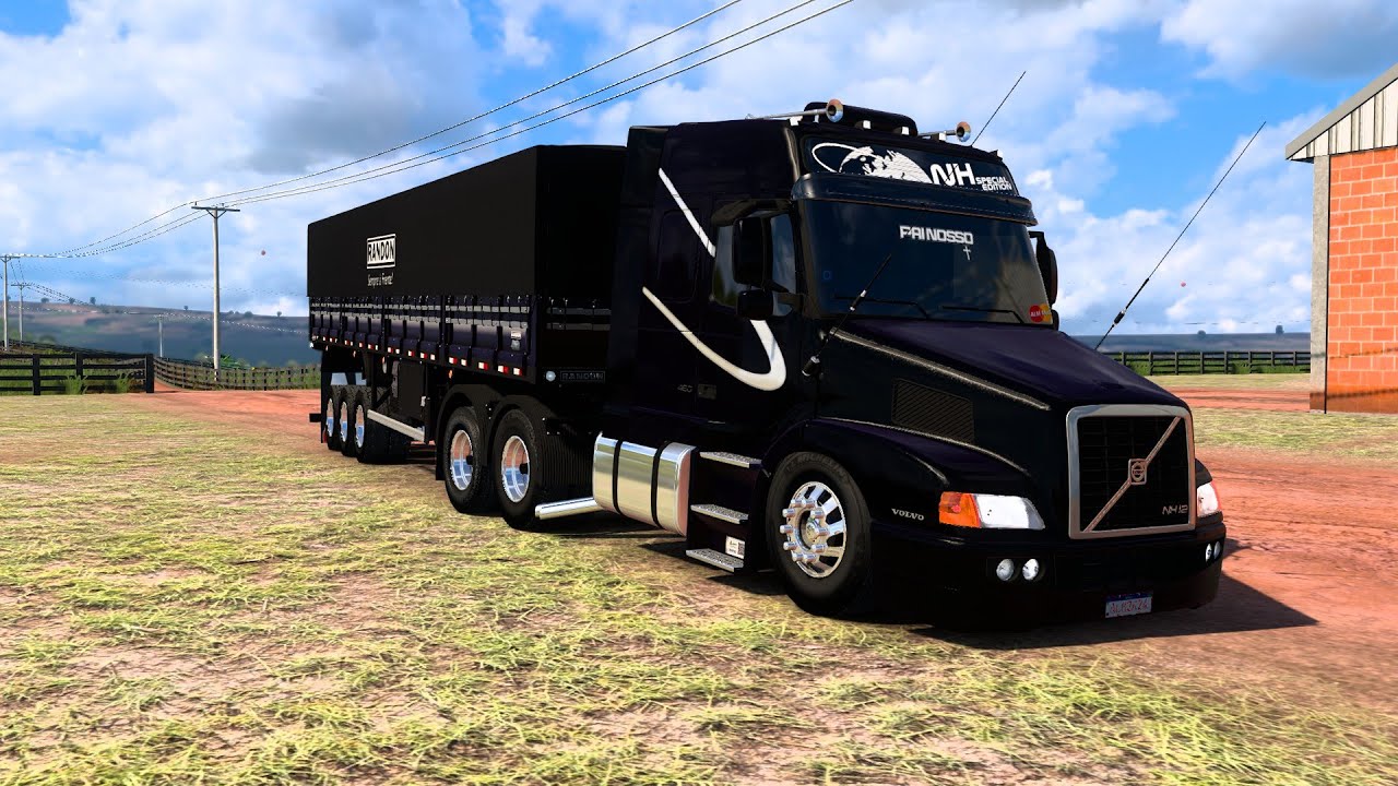 🔴🚀🚀Ets2 Volvo NH12 no Carregamento Realista Mapa Sul Paraná
