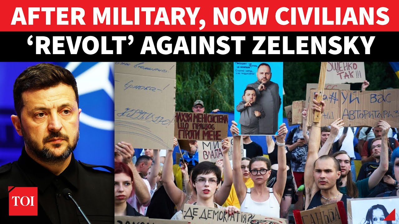 'Zelensky Is Criminal': Ukrainians Erupt In Anger In Kyiv Amid &lsquo;Rebellion&rsquo; In Military | Watch
