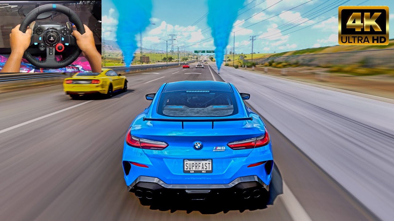 BMW M8 (1270HP) vs Extreme Cars Race | Forza Horizon 5 G29