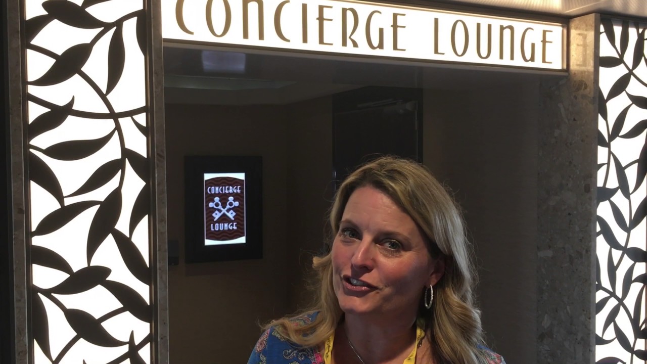 Disney Wonder Concierge Lounge 2016