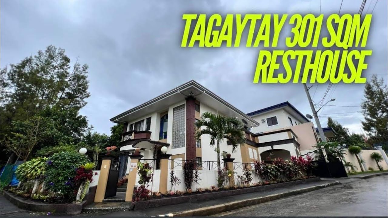 NOV-003 • Tagaytay 301 SQM Resthouse • Corner Lot • Inside Exclusive Subdivision @nov9tv
