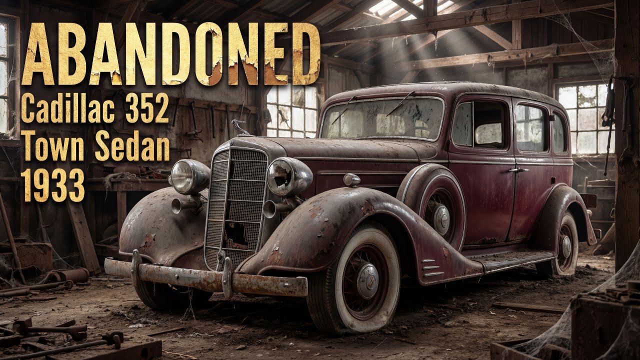 ASMR From Rust to Riches A Derelict 1933 Cadillac 352  A Forgotten Legend Rebuilt Into a Showroom