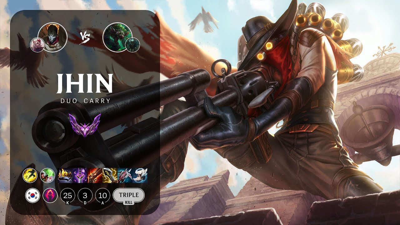 Jhin ADC vs Twitch - KR Master Patch 14.5
