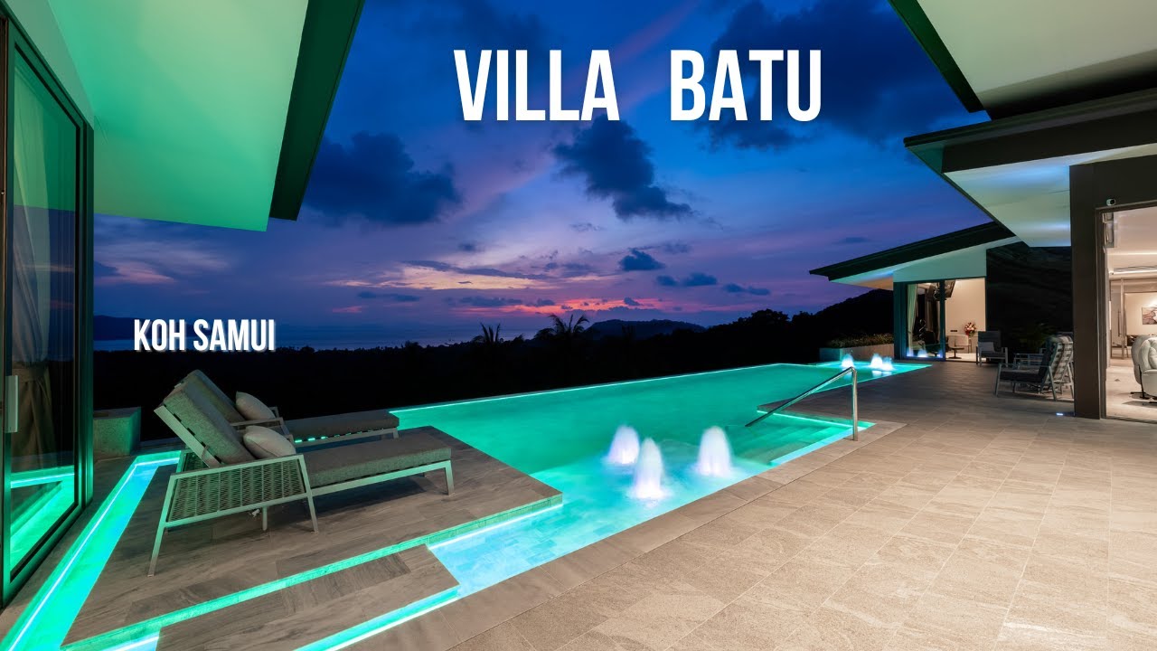 Villa Batu | Luxury 4 Bedrooms Villa with Sea View | Koh Samui | Thailand