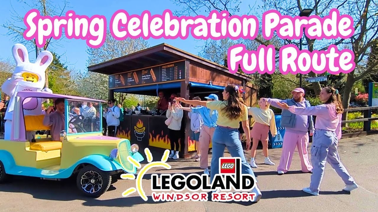 Spring Celebration Parade Full Route Easter 2025 at LEGOLAND Windsor Resort
