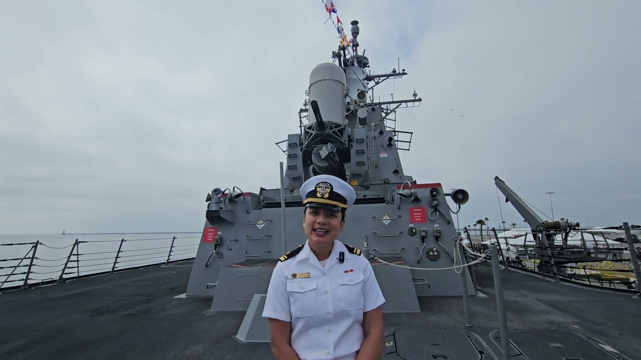 Los Angeles Fleet Week, Interview with U. S. Navy Public Affairs Officer on the USS Carl M. Levin