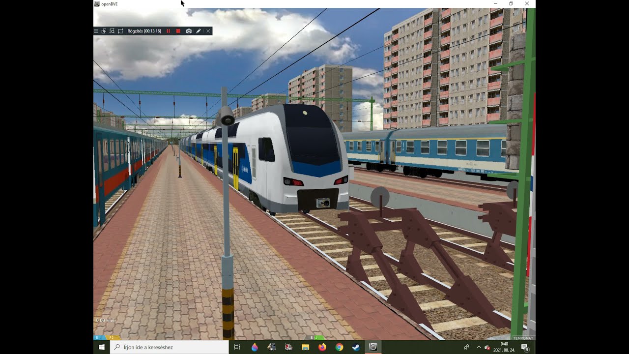 OpenBVE: Hungarian fictional train route Magyarszentpéter-Királyliget: Stadler KISS