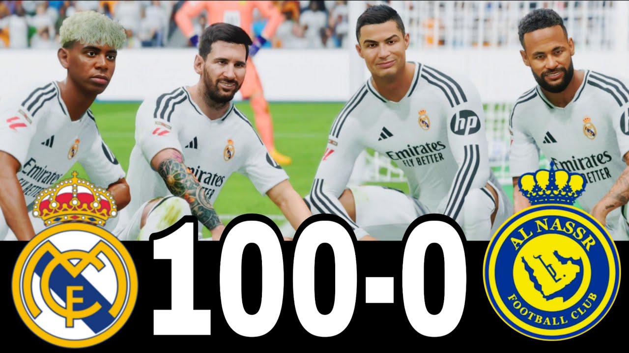 FC 26- MESSI RONALDO NEYMAR & MBAPPE | ALL STARS | AL NASSR 100-1 PSG #fc25