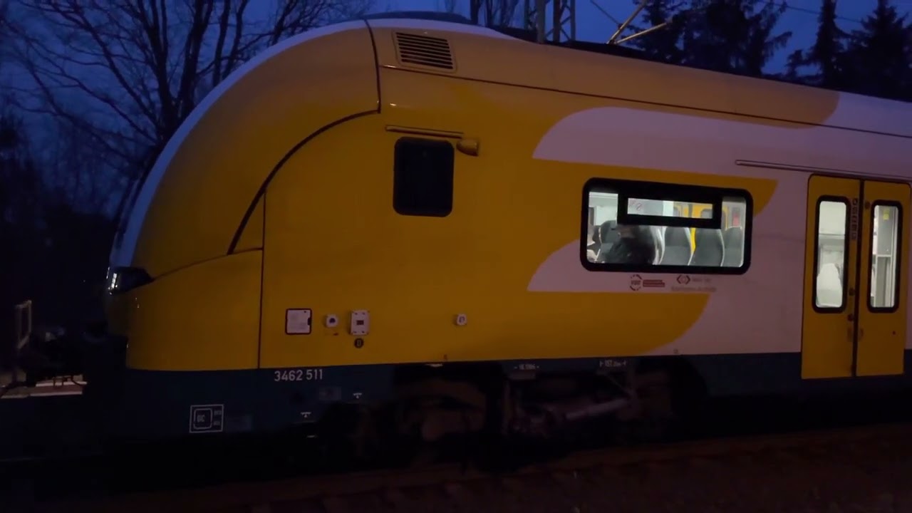 RE1 ODEG Desiro HC Bahnhof Brandenburg Kirchmöser Richtung Magdeburg 21.01.2023