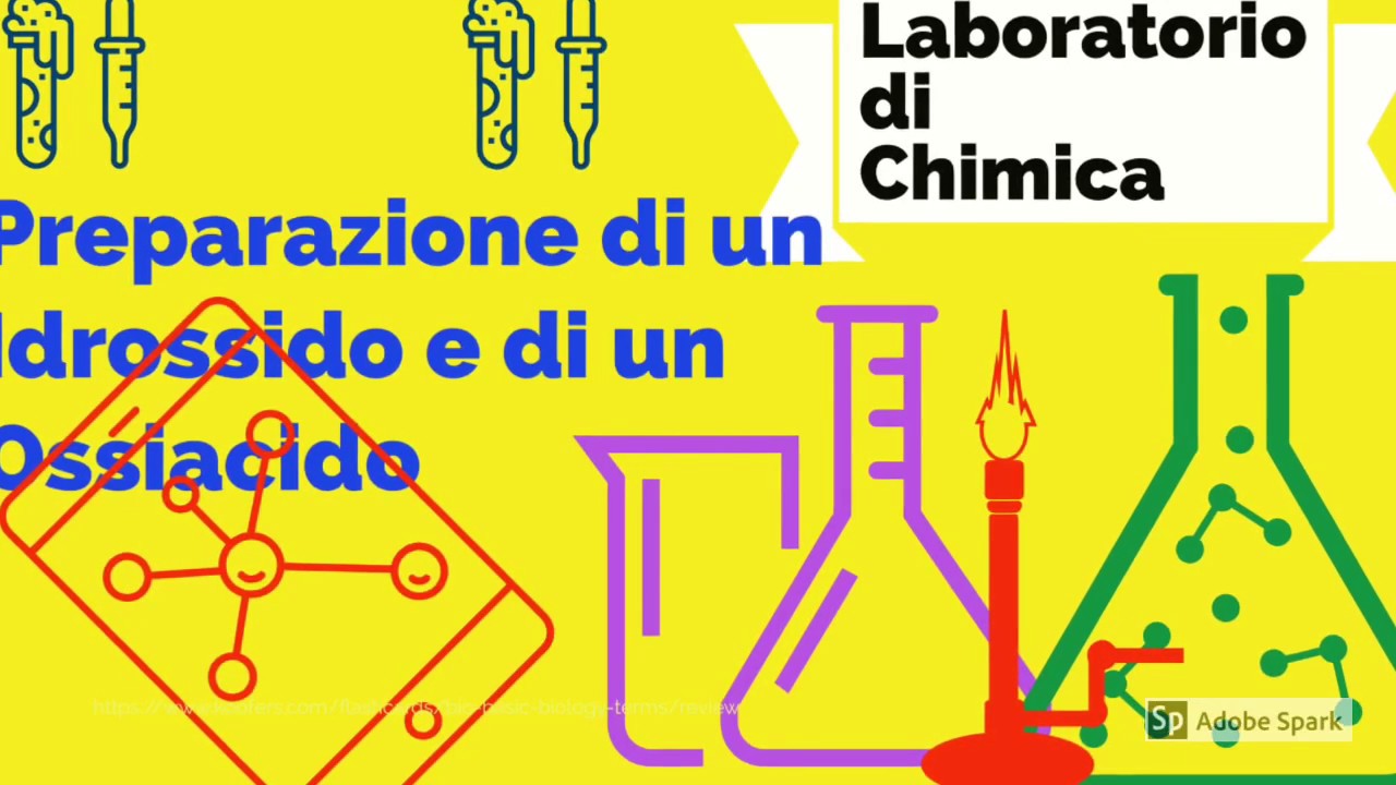 Laboratorio di chimica: preparazione di un idrossido e di un ossiacido