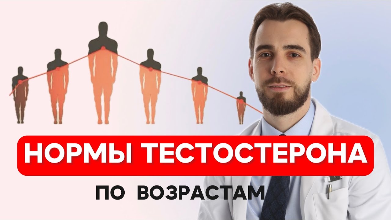 НОРМЫ ТЕСТОСТЕРОНА ПО ВОЗРАСТАМ. Подробно разбираем свободный, общий и тестостерон в слюне!