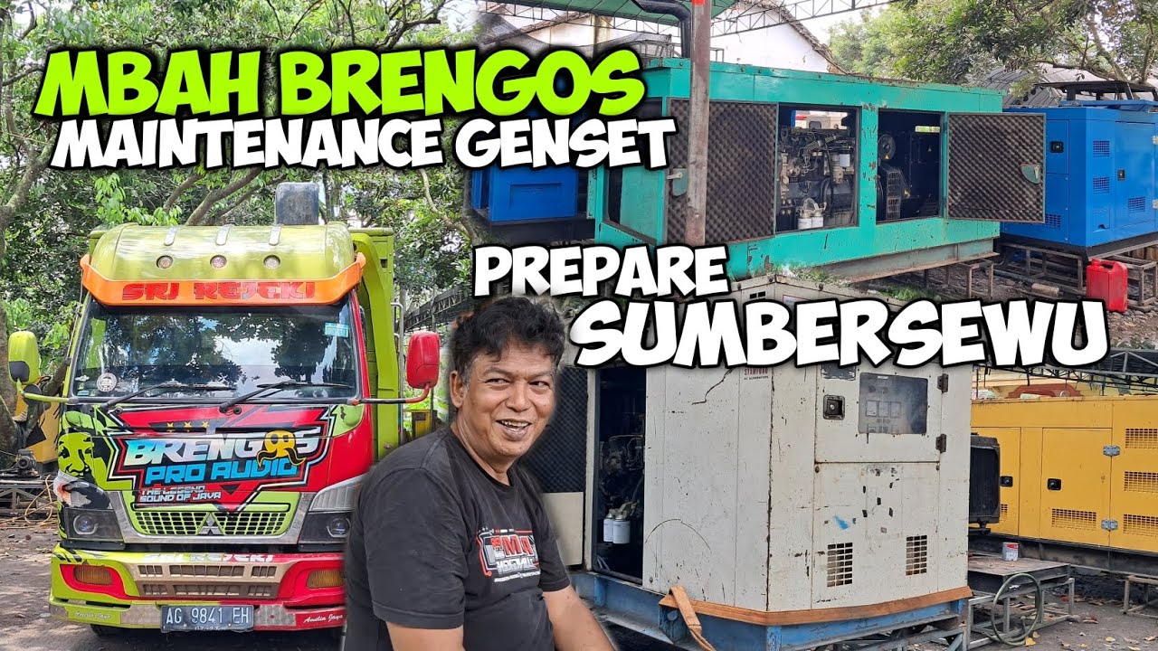 MENDEKATI HARI RAYA ,, AJM PRO AUDIO DAPAT KIRIMAN SERVIS GENSET DARI MBAH BRENGOS 