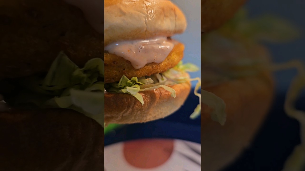 Mcchicken with Mac Sauce. 