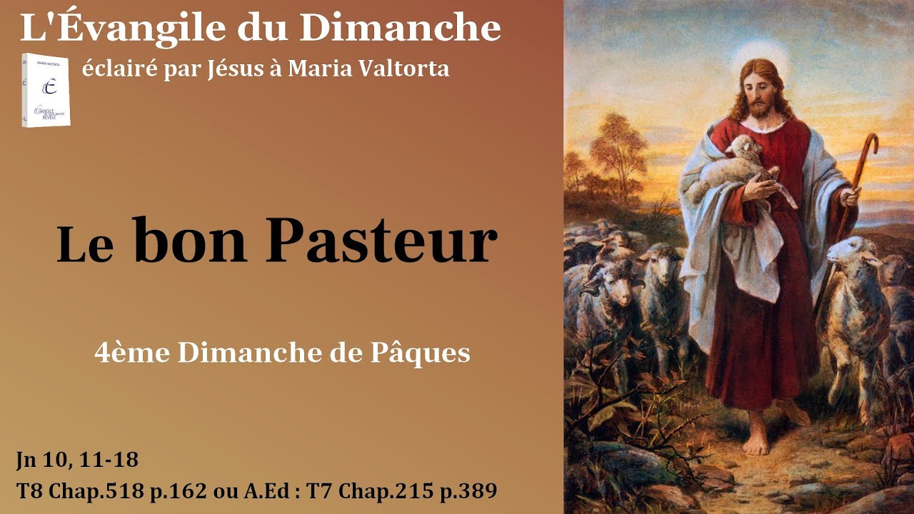 Évangile du dimanche selon Maria Valtorta – Le Bon Pasteur