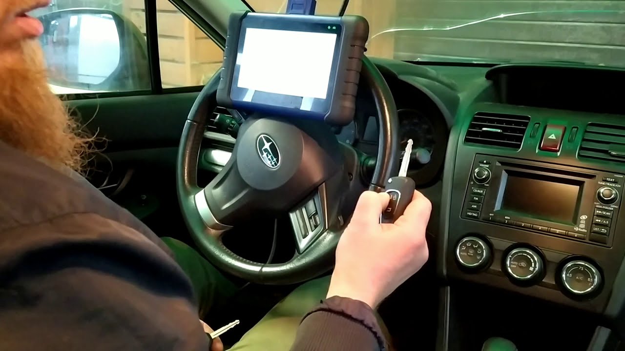 Субару XV. Добавление ключа иммо.