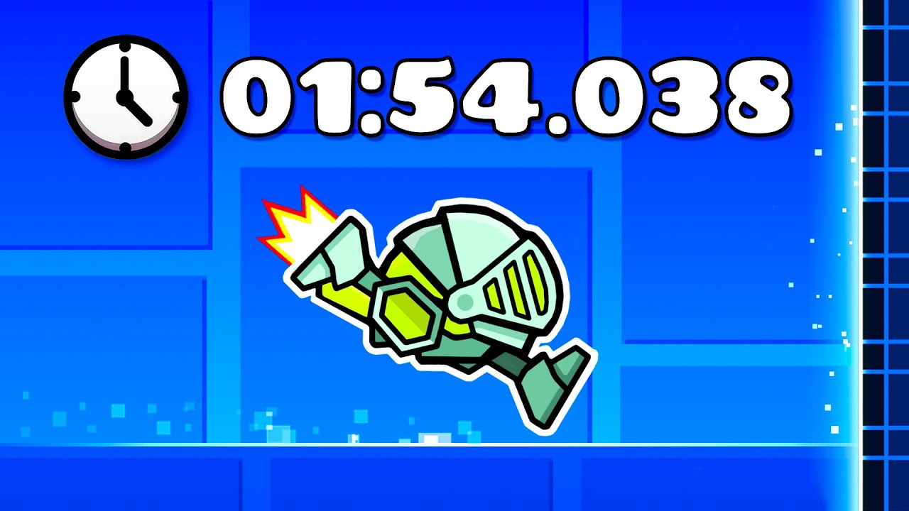 Speedrun Geometry Dash (All Skips Level 1-22 + The Tower)
