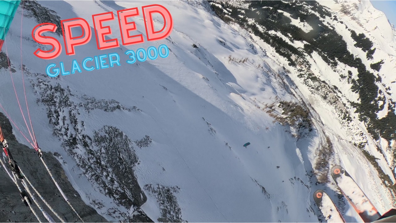 Speedriding au Glacier 3000 avec Val d’illiair
