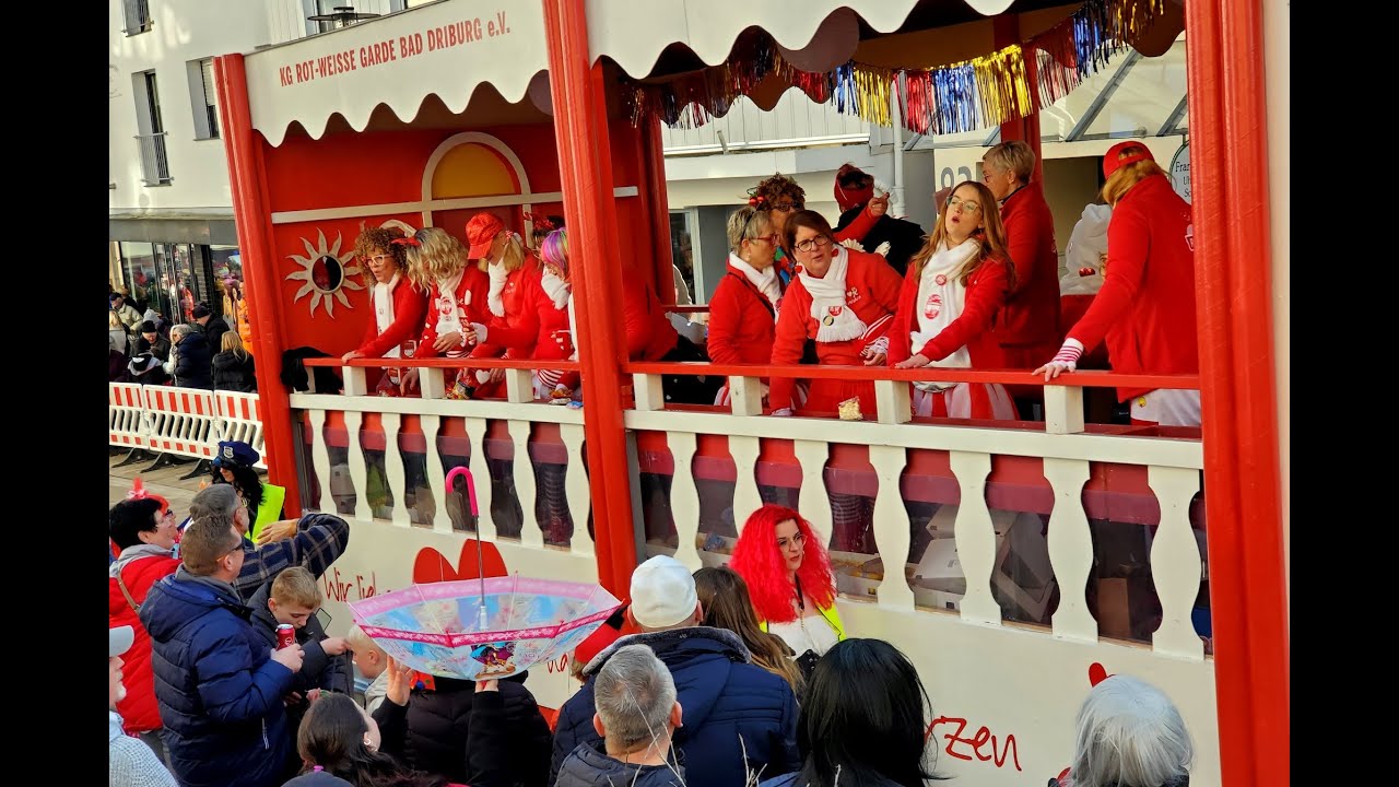 Karnevalsumzug Rot Weiße Garde Bad Driburg am Sonntag, den 02.03.2025