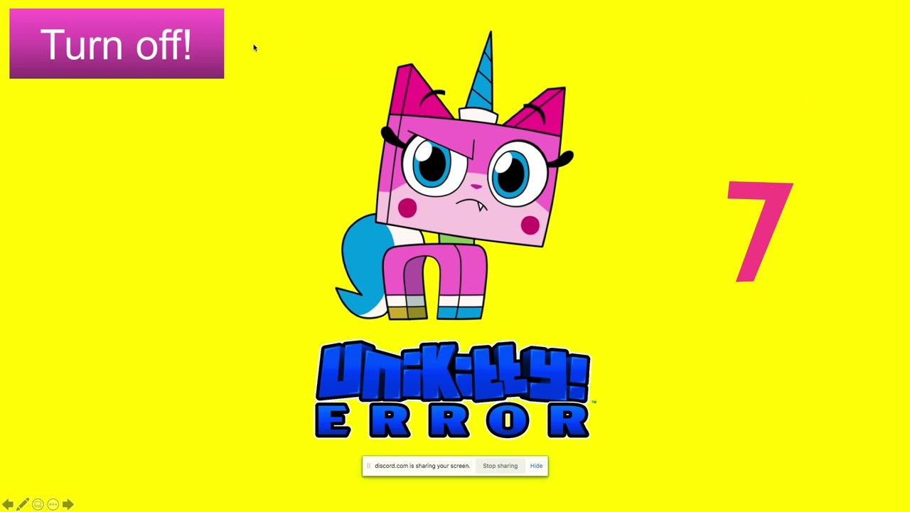Ошибка Unikitty 2 (Discord Edition)