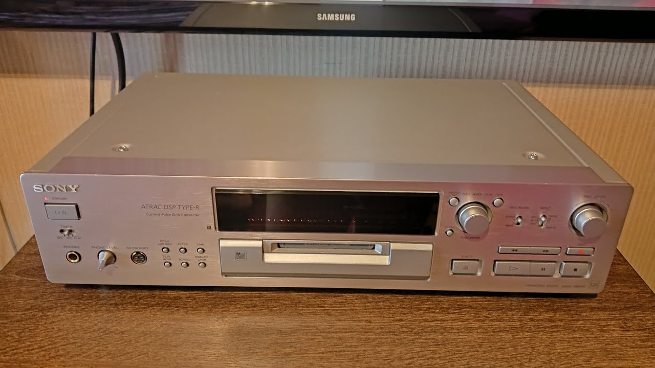 Минидисковая Дека SONY MDS-JB930QS. Видео для ЭДУАРДА из Новосибирска.
