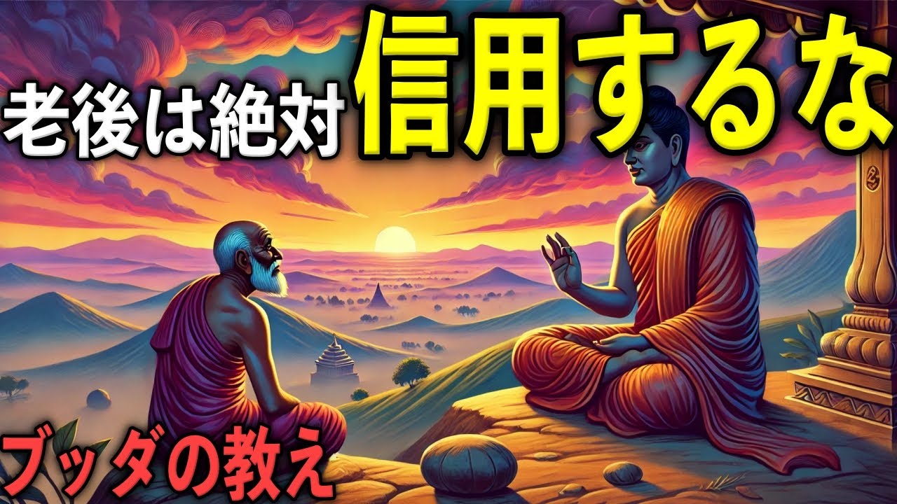 老後は〇〇を絶対信用するな｜ブッダの教え
