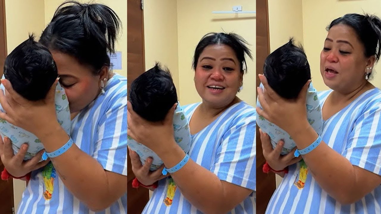 Bharti Singh First Picture of her Newborn Babyboy Kaju