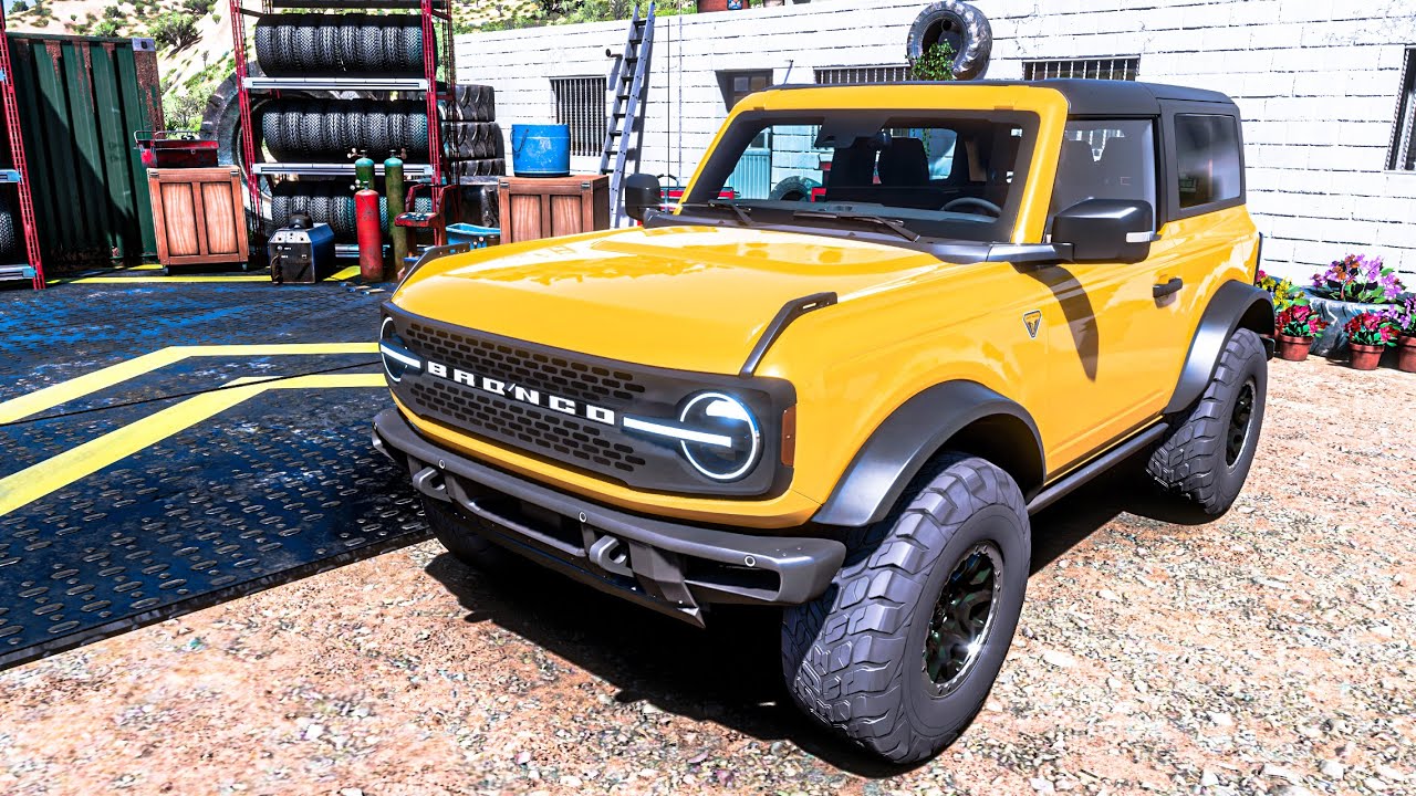 FORD BRONCO 473HP 4X4 CAR | Forest Ride | Forza Horizon 5 | Yellow Car