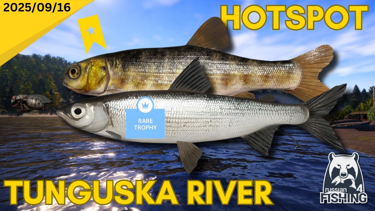 Rare Trophy Tugun - Lower Tunguska River - Russian Fishing 4