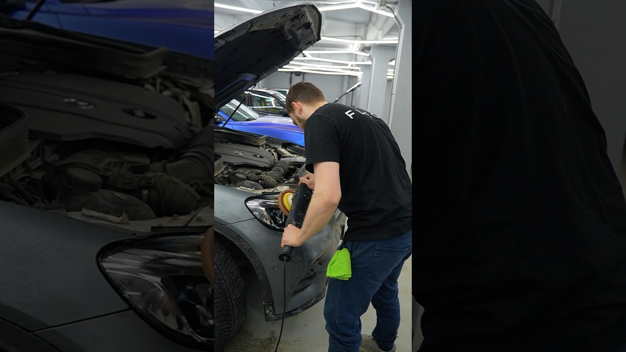 Ремонт фар за один день. #детейлинг #ремонтфар #flect #автотюнинг