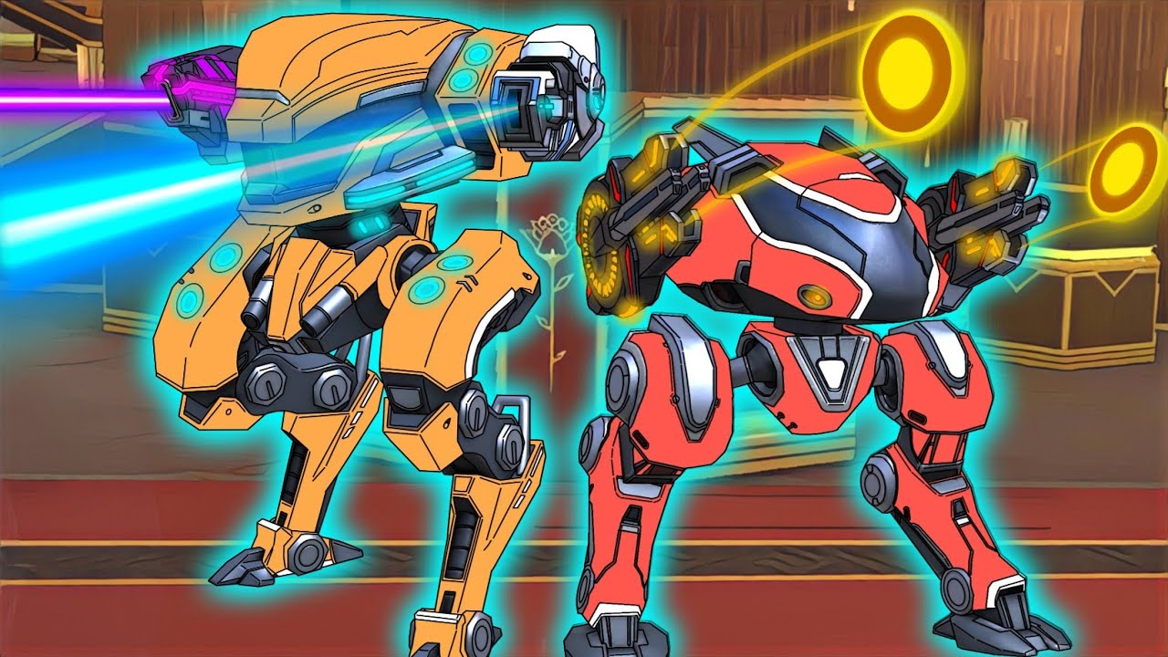 Disc Launcher 8 LANCER, забавное видео Mech Arena.