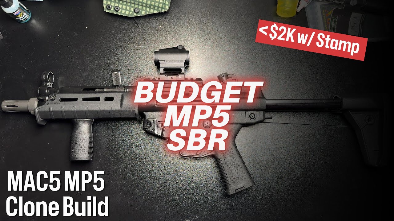 AFFORDABLE MP5 9MM SBR BUILD | Military Armament Corp MAC5 Magpul Overview