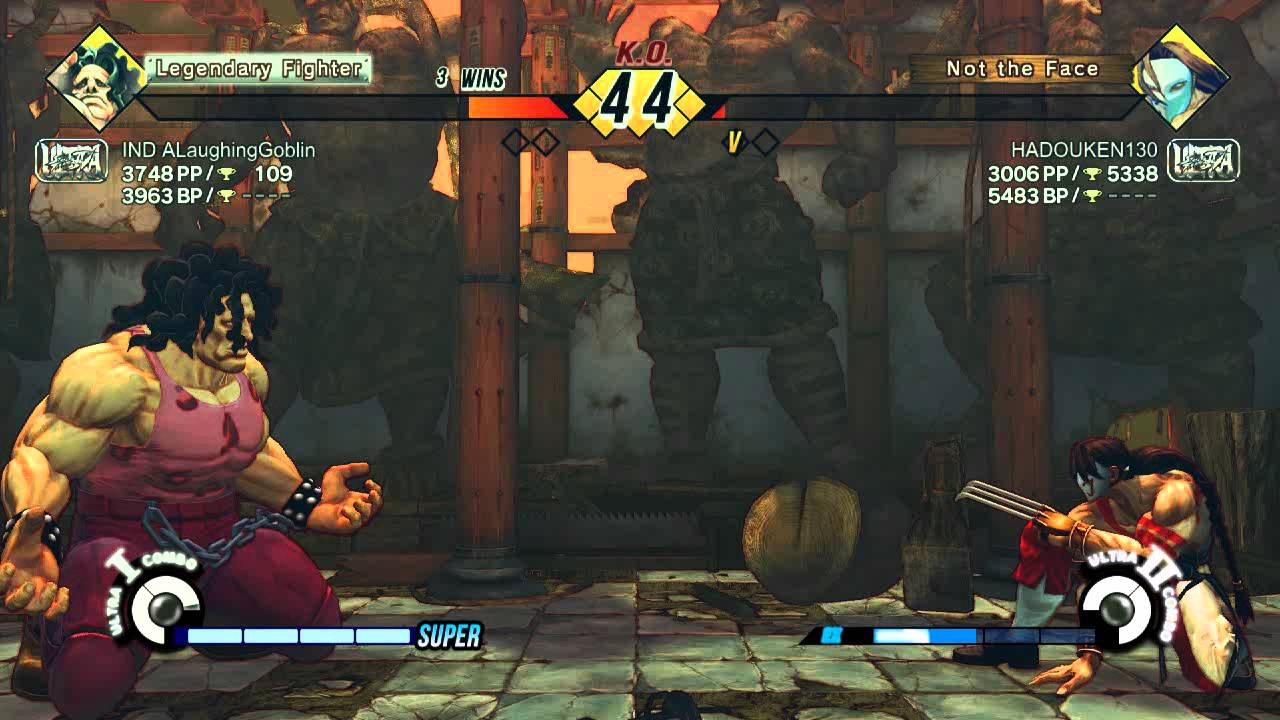 Ultra Street Fighter IV battle: Hugo IND ALaughingGoblin vs Vega HADOUKEN130
