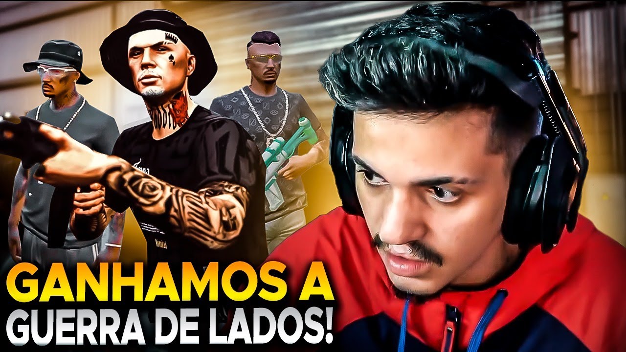 GANHAMOS A GUERRA DE LADOS! REUNIAO COM A FRANÇA!! METROPOLE 🔥 AO VIVO 🔥 GTA RP