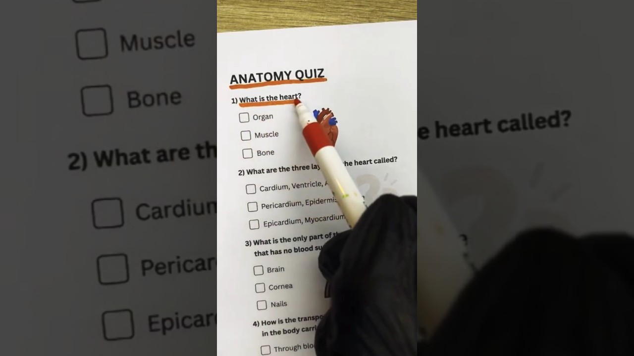 Anatomy Quiz
