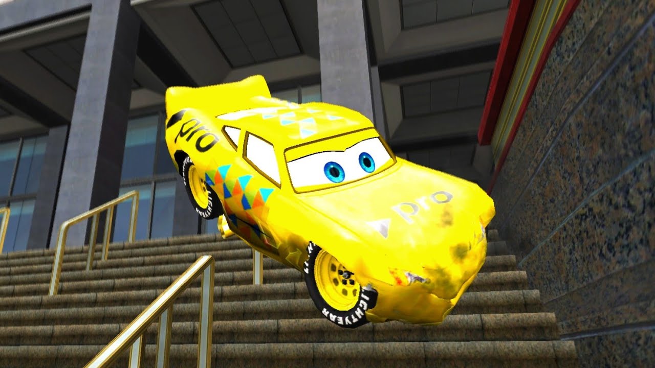 GTA IV Lightning McQueen Pro Crash Testing Ep. 8 GTA IV Car Crash Mod