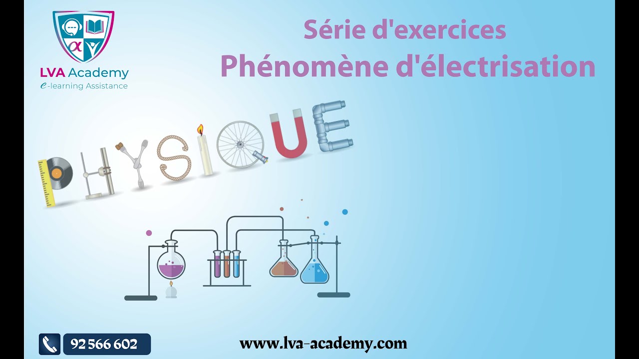 ✅Physique | Série d'ex Phénomène d'électrisation  - 1ere année