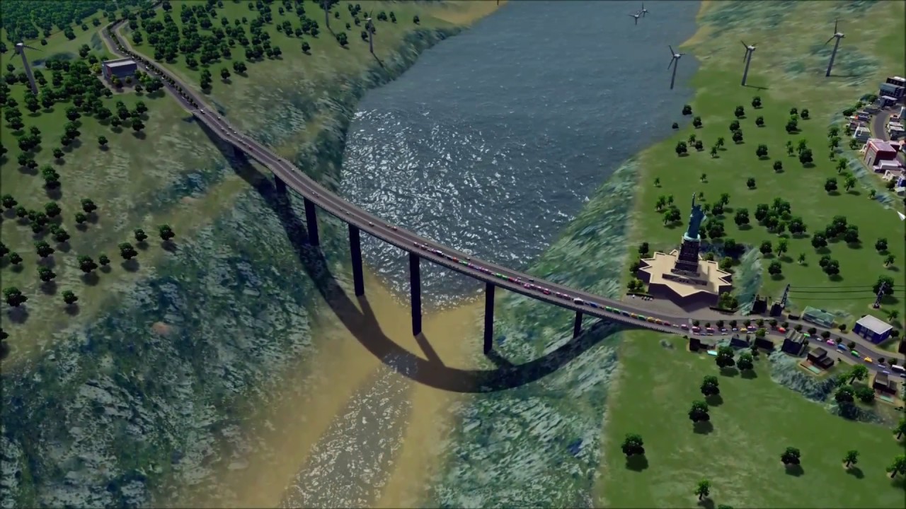 Cities Skylines:  (Making a tsunami)