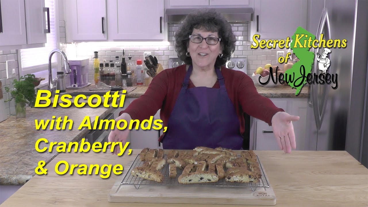 Biscotti with Almonds, Cranberry, & Orange