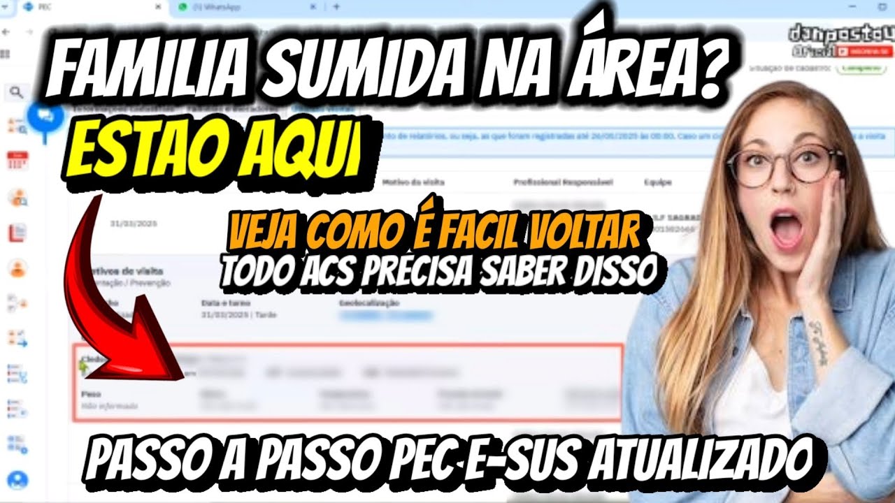 🟢 Como resgatar as famílias que sumiram do aplicativo e-Sus AB Território [ATUALIZADO] Tutorial #20